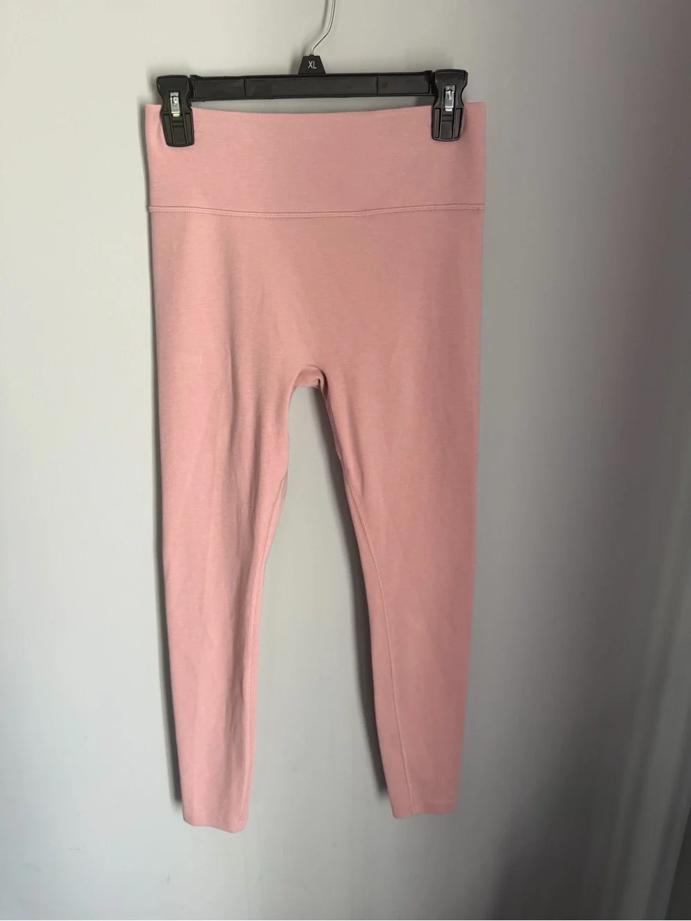 Athleta Intuition Ultra High Rise Cotton Leggings Size S Mauve Pink